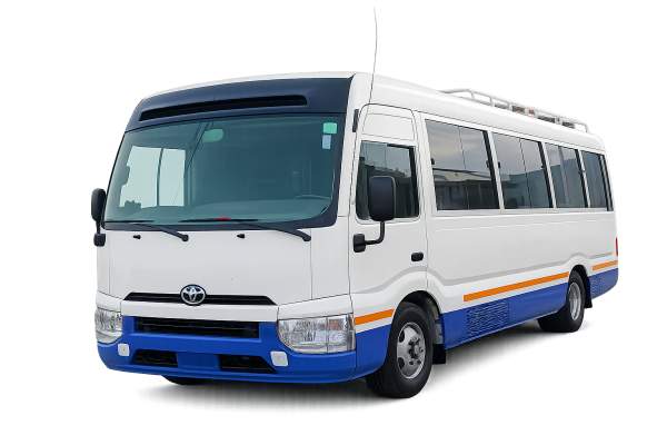 Toyota Coaster Bus 🚌 samgye car rentals